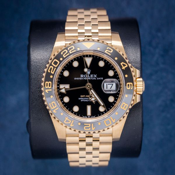 Rolex GMT-Master II - 40MM (126718GRNR) Yellow Gold Jubilee - 2024 Card+WT
