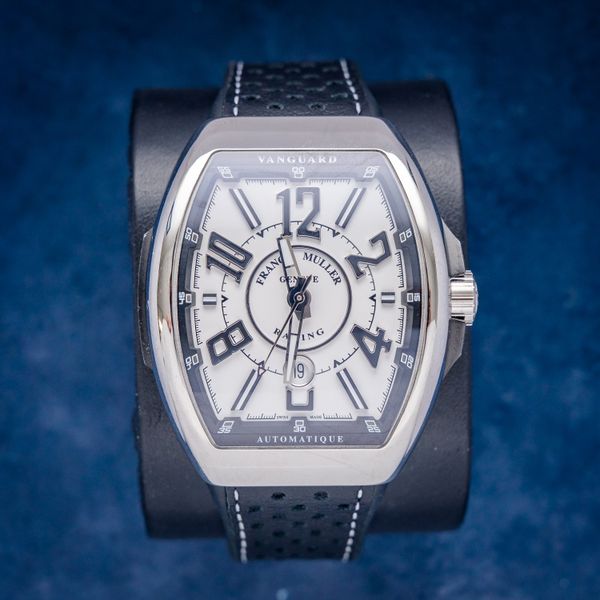- Franck Muller Vanguard Racing SS Racing White Dial (sw410)