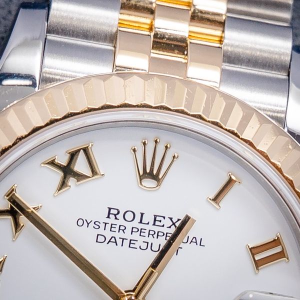 Rolex Datejust 31MM (278273) - Steel & Yellow Gold - White Roman Dial - Jubilee Brac - 2024 Card+WT & Box