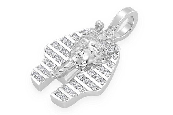 Icebox - Pharaoh Diamond Pendant 14k Solid Gold 0.20ctw