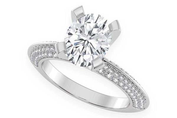 Kifey - 2.00ct Oval Solitaire - Knife Edge - Diamond Engagement Ring - All Natural