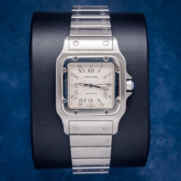 Cartier Santos Galbee 29MM (2319 / W20055D6) - Silver Roman - Watch & Box