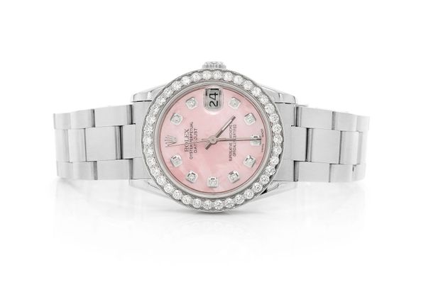 Rolex Datejust 31MM Steel (78240) - 1.50ctw Diamond Bezel