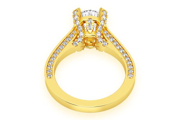 Chant - 2.00ct Round Solitaire - Knife Edge - Diamond Engagement Ring - All Natural