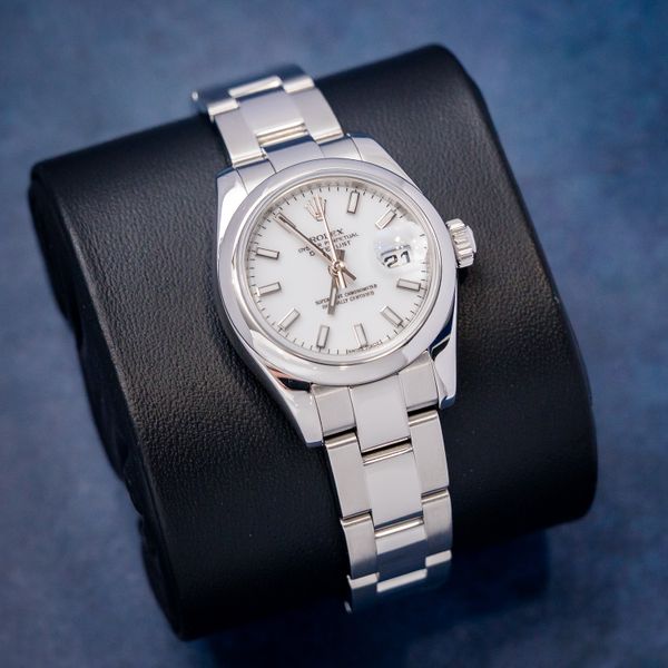 Rolex Datejust 26MM (179160) Steel - Oyster Bracelet - White Index Dial - Watch & Box