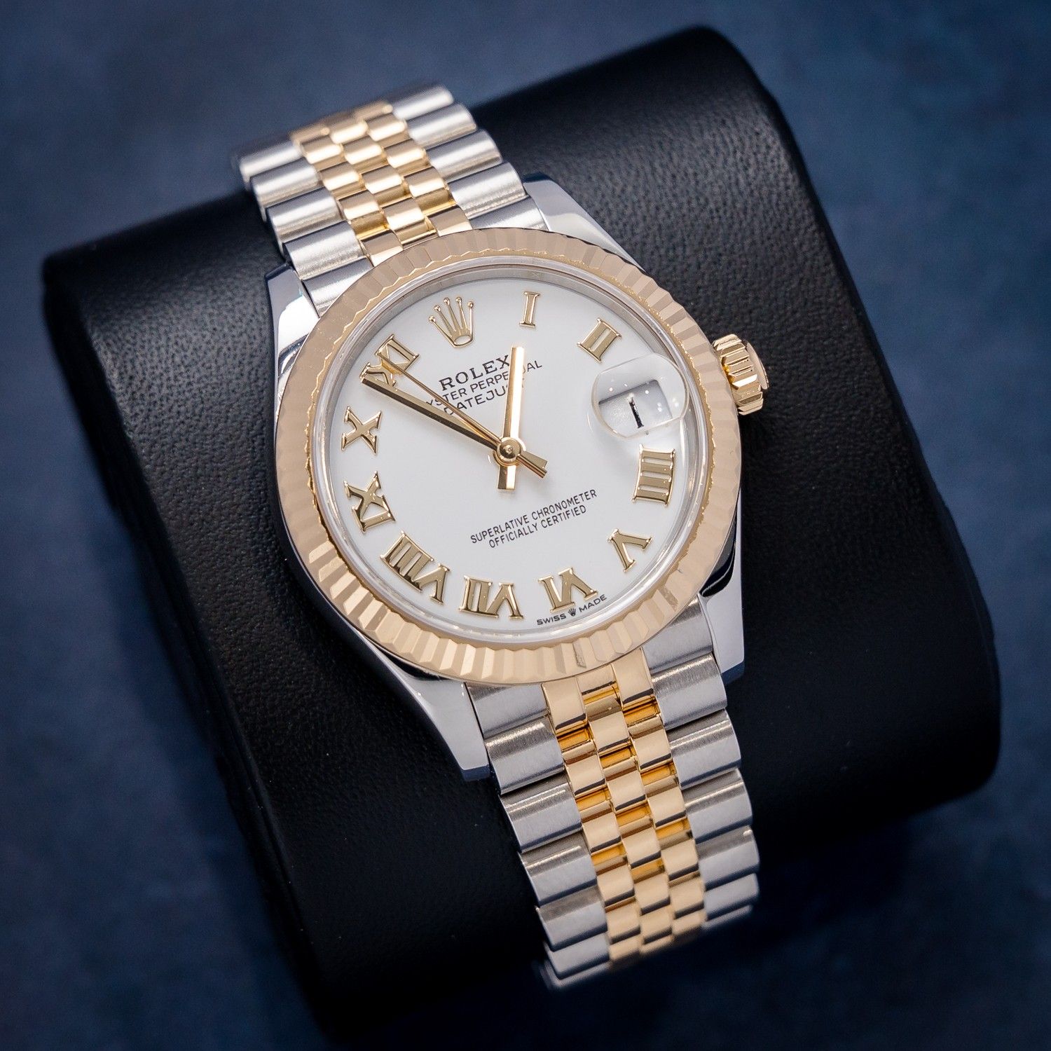 Rolex Datejust 31MM (278273) - Steel & Yellow Gold - White Roman Dial - Jubilee Brac - 2024 Card+WT & Box