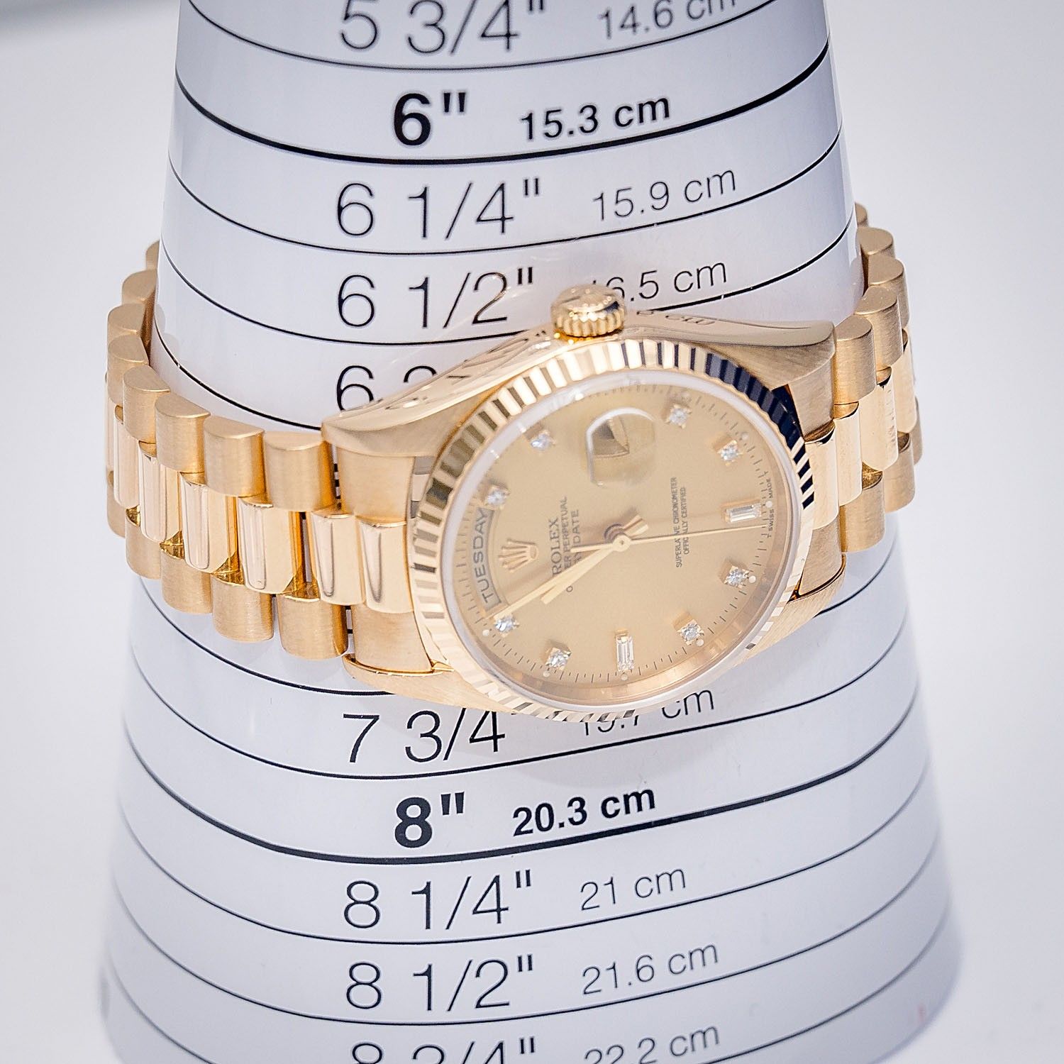 Rolex Day Date 36MM (18238) Yellow Gold President - Double Quick - Watch & Box