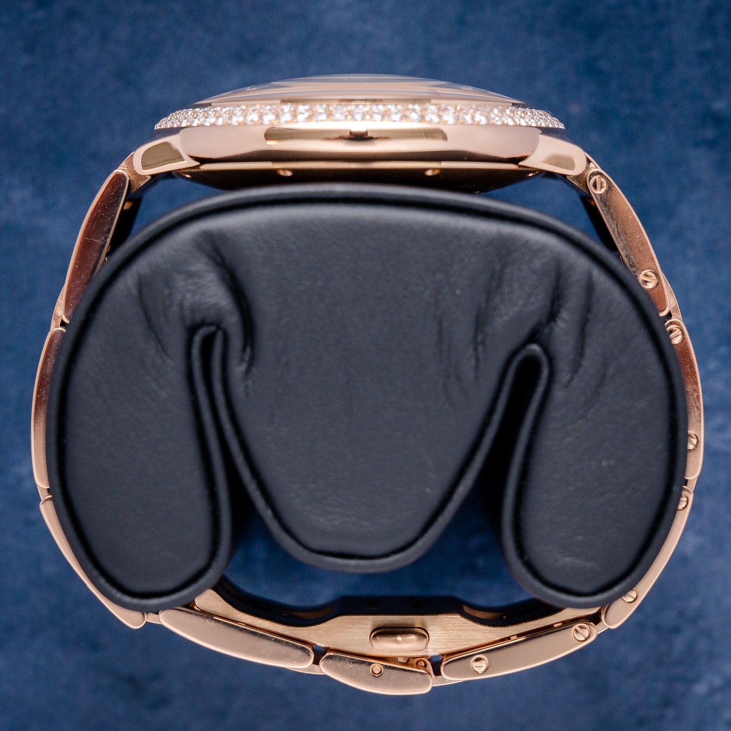 Cartier Ballon Bleu 42MM (WE9008Z3 / 2999) Rose Gold - Two Row Diamonds - Automatic Watch & Box