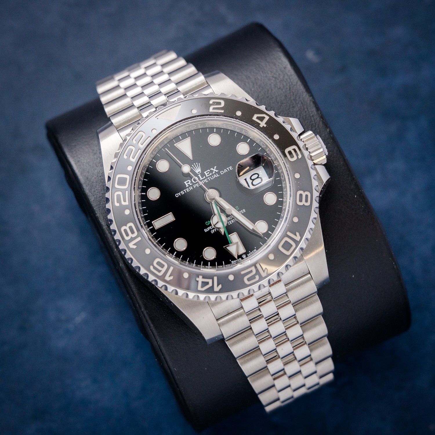 Rolex GMT Master II - 40MM (126710GRNR) - "Bruce Wayne" Steel - Ceramic - Jubilee - 2024 Card