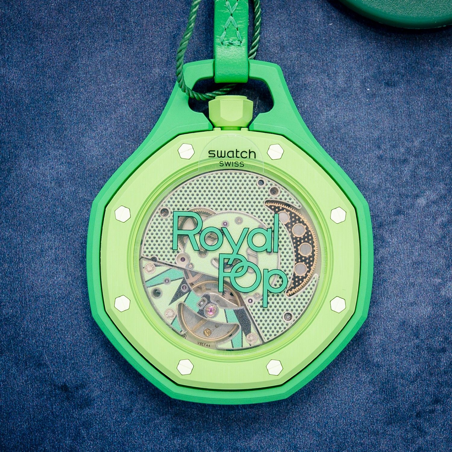 Audemars Piguet X Swatch Pink "Green Eight" (SW1197)