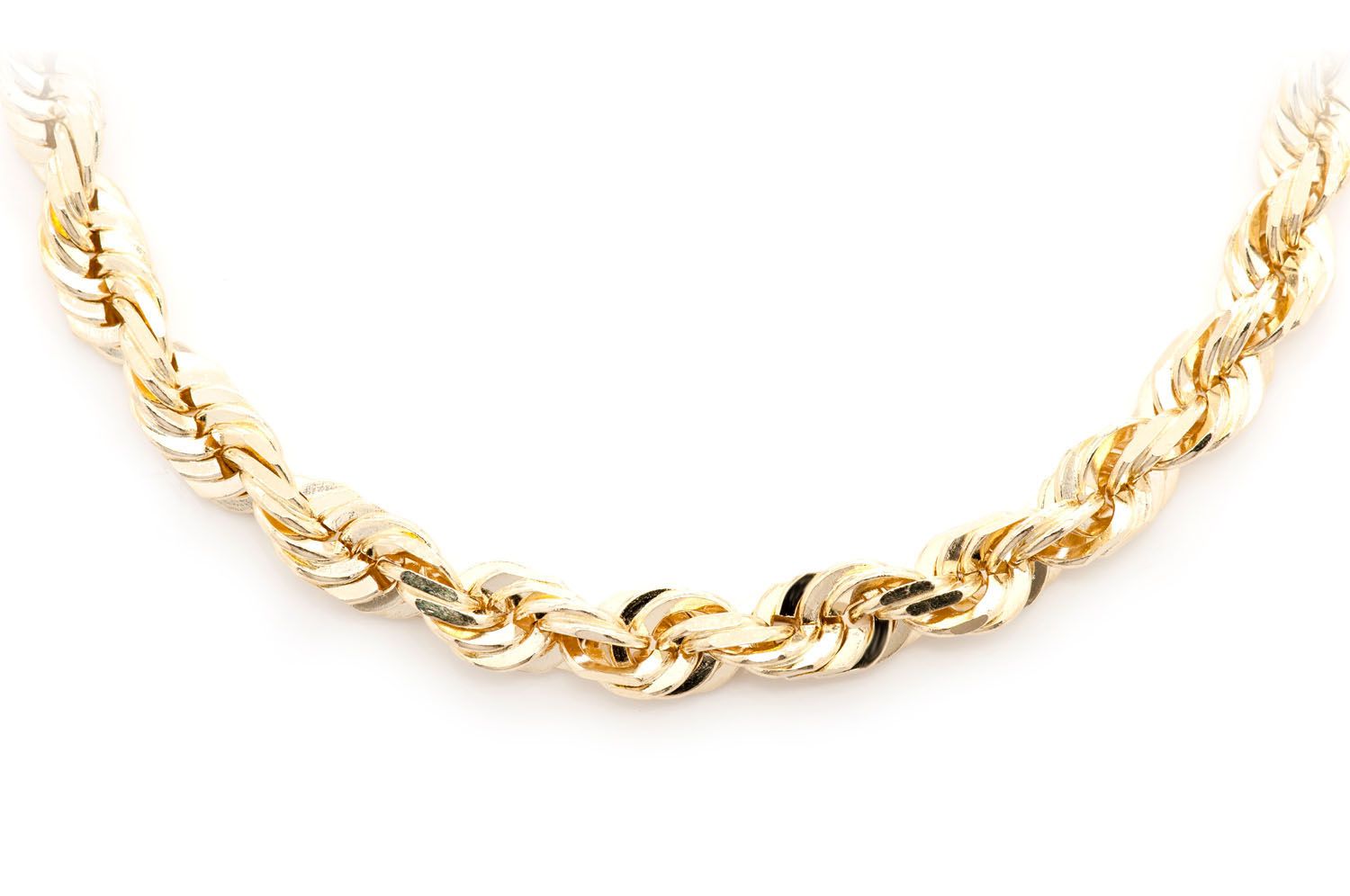 Icebox - 6MM Rope 14k Solid Gold Chain