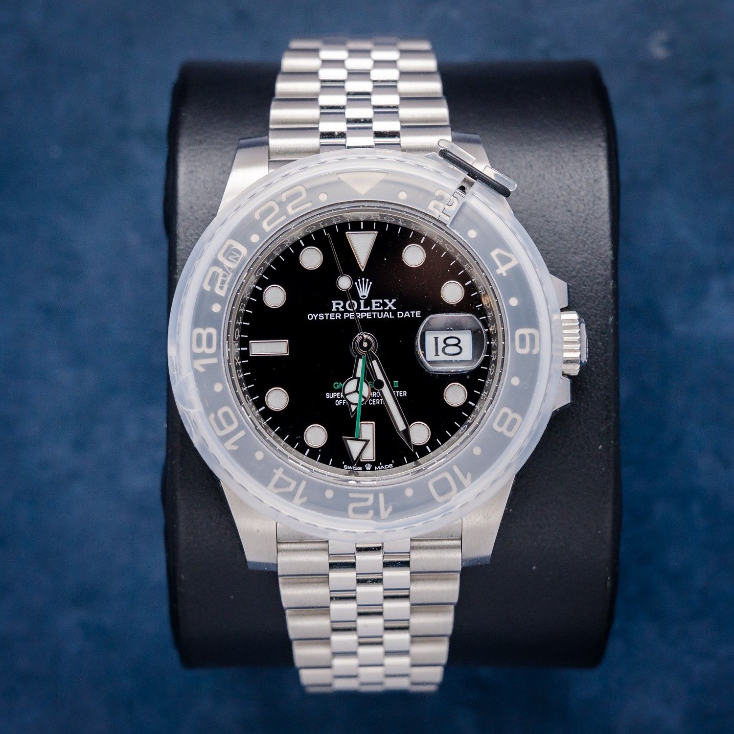 Rolex GMT Master II - 40MM (126710GRNR) - "Bruce Wayne" Steel - Ceramic - Jubilee - 2024 Card