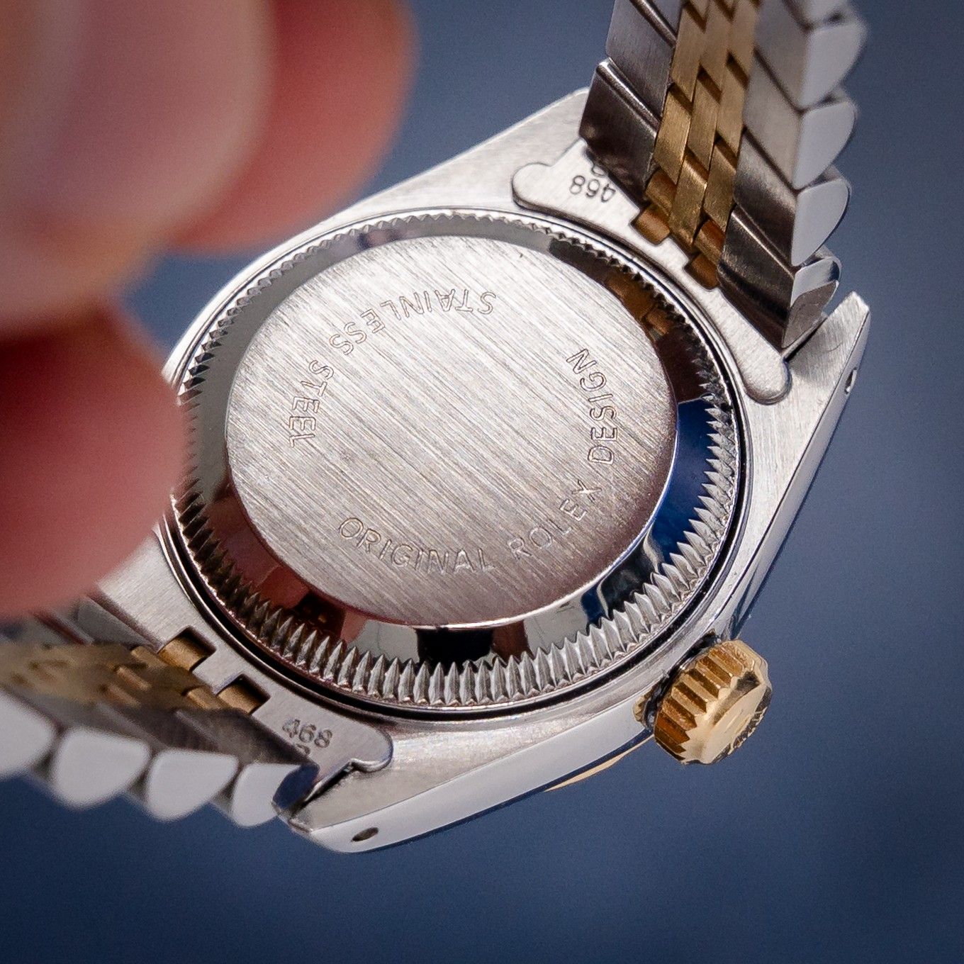 Rolex Datejust 26MM (69173) Steel & Yellow Gold - Jubilee Brac - Blue Jubilee Dial - Watch & Box