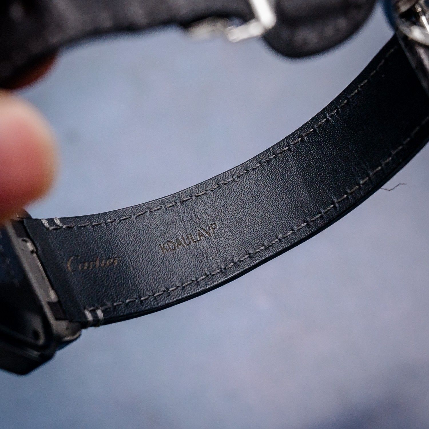 Cartier Santos Large 40MM (WSSA0039) Black Dlc - Black Rubber Strap - Scratches - Watch & Box