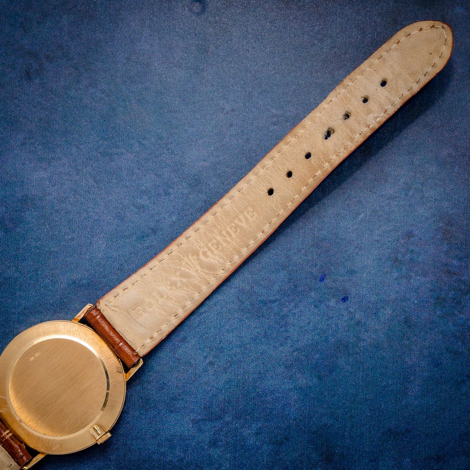Rolex Cellini 32MM (MODEL # 4112) 1976 Production - Yellow Gold - Brown Leather Strap