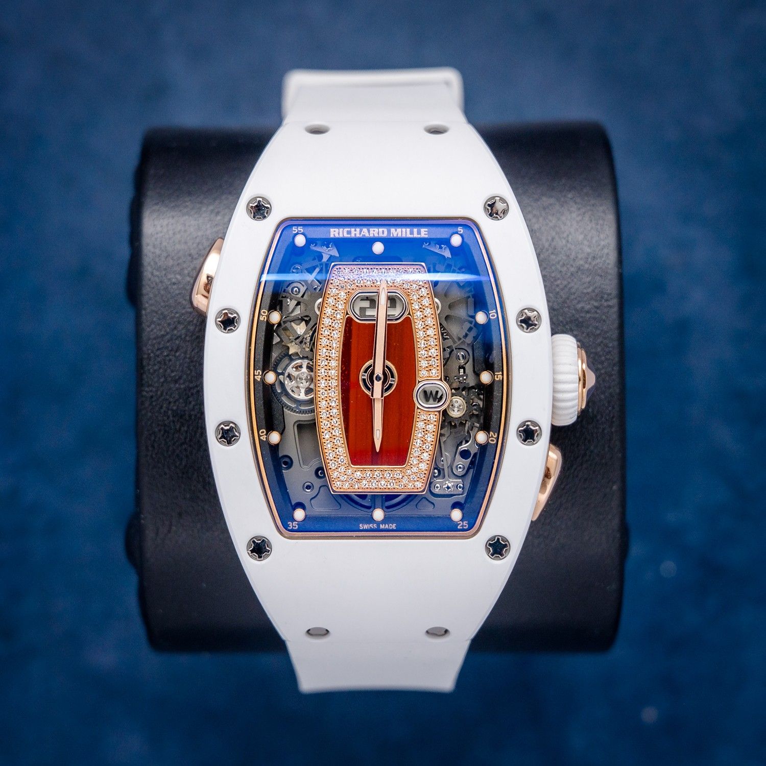 Richard Mille - 34MM (RM037AO RG-ATZ) - White Ceramic "Red Lips" Complete Set 2025