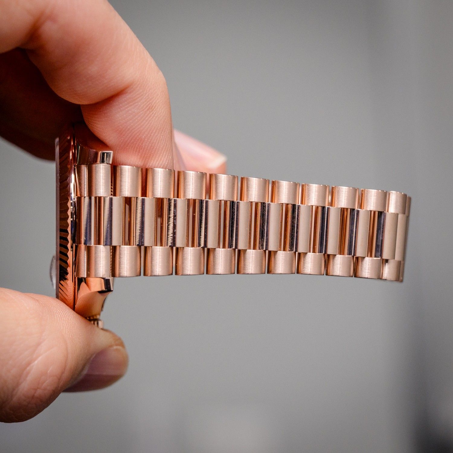 Rolex Day Date 40MM (228235) Rose Gold Presidential - Sundust Roman Dial - 2025 Card+WT & Box