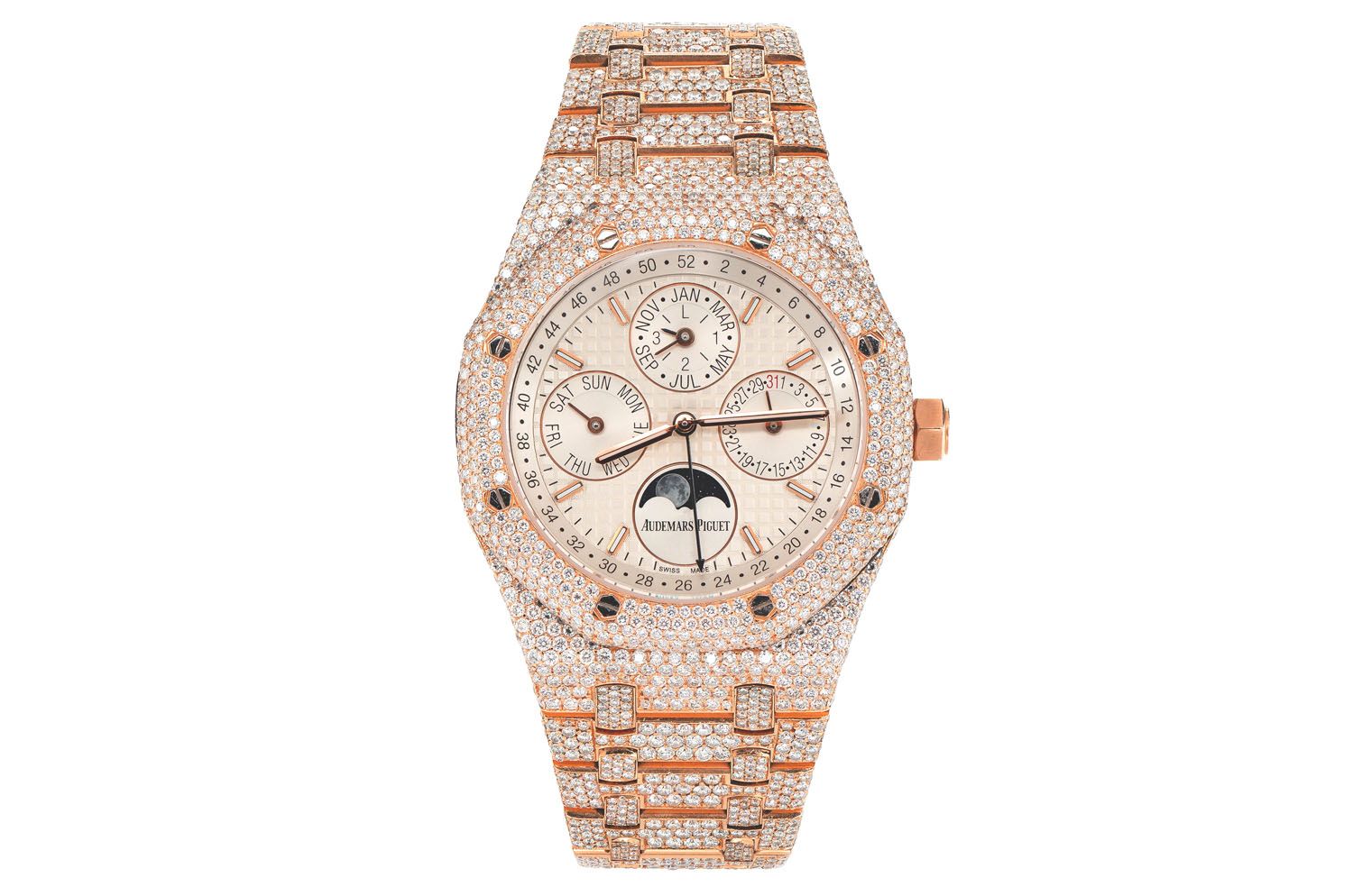 Emerald Cut Audemars Piguet Fully Iced Out Iced Out Ap Watch