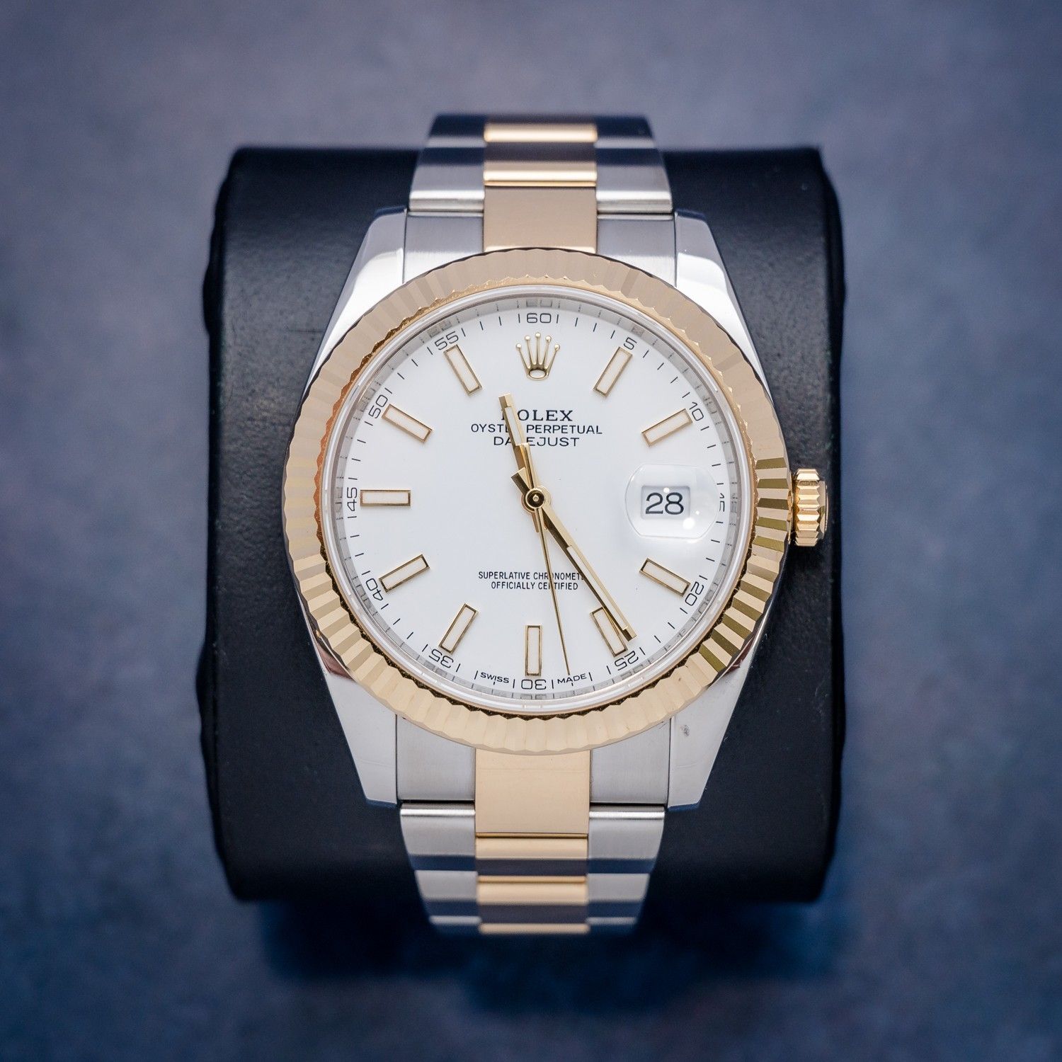 Rolex Datejust 41MM (126333) Steel & Yellow Gold Oyster - White Index Dial