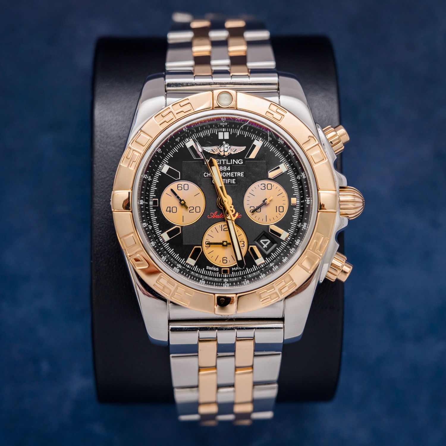 Breitling Chronomat 44MM (CB1101) Steel & Rose Gold Chronomat - Watch & Papers?