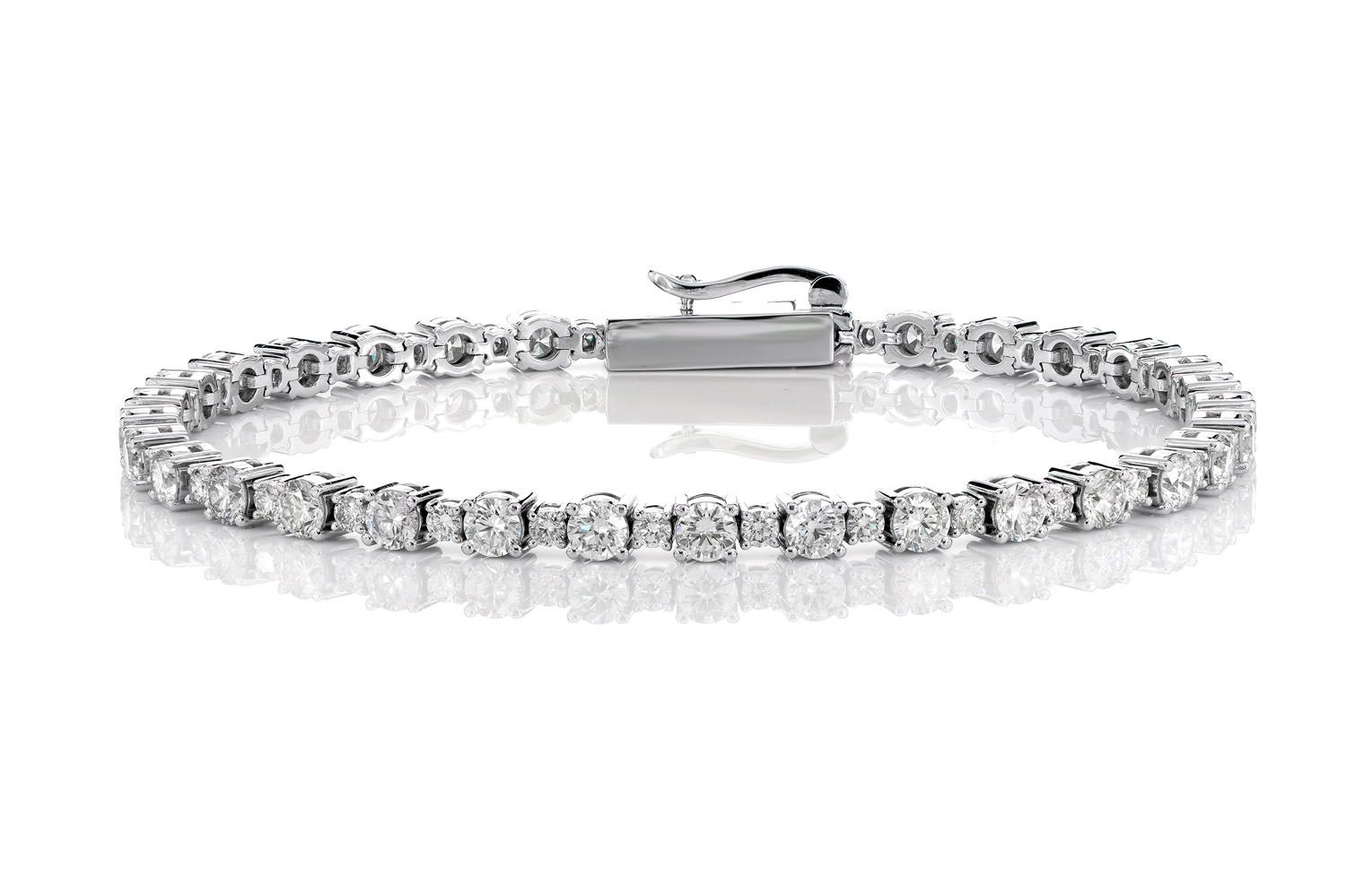 大人気 【Numbering】 Triangle N-dia Tennis Bracelet #3990 Triangle N-dia Tennis Bracelet #3990 by Numbering – The Modu