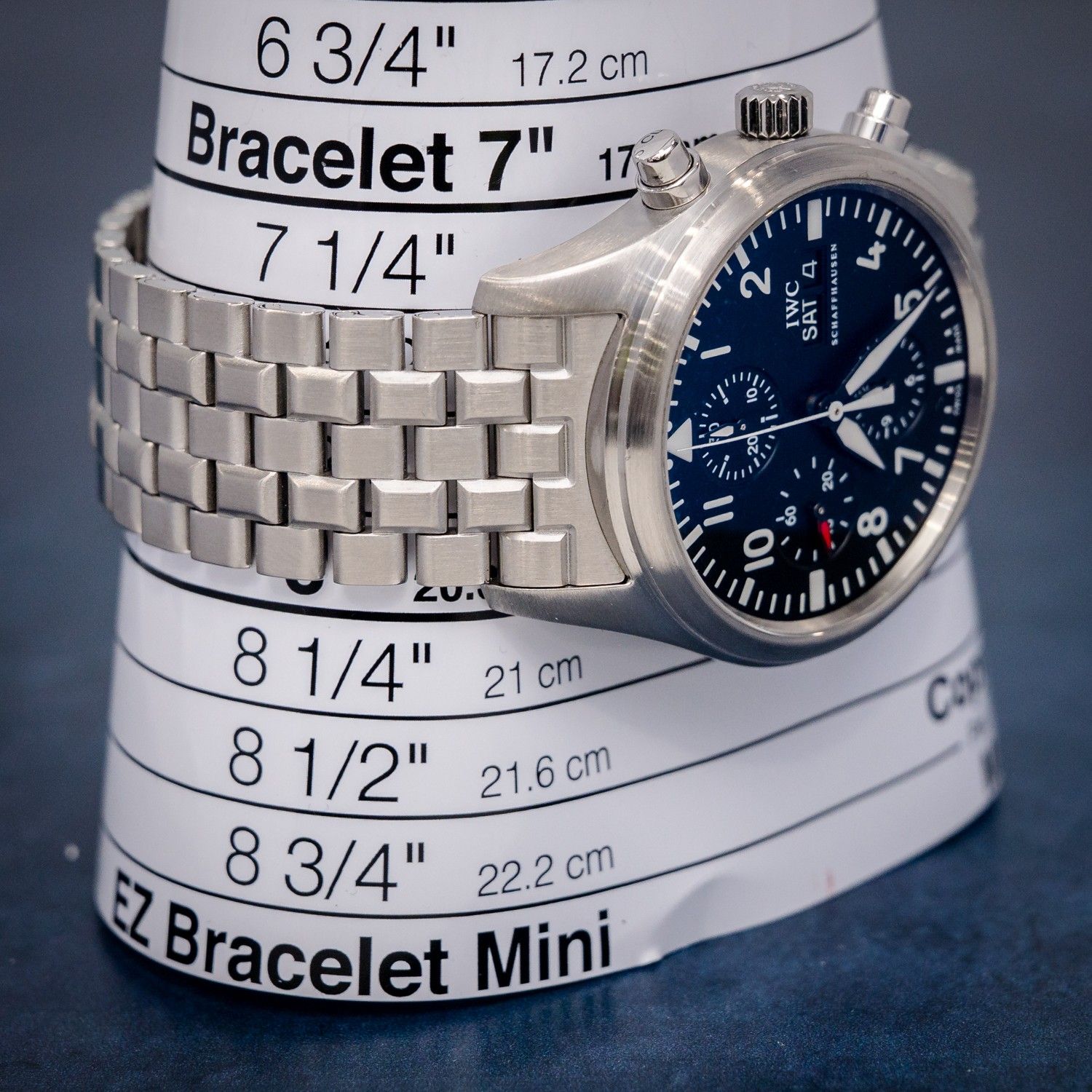 Iwc Schaffhausen 41MM (IW371704) Pilot's Watch Chronograph - Steel Bracelet - Watch & Card
