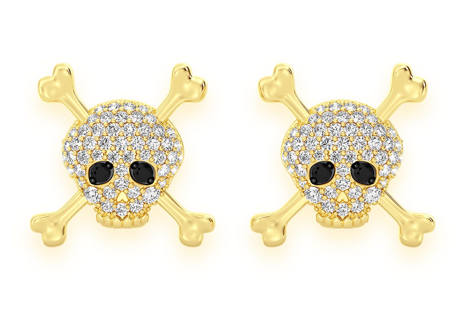 イヤリング emanuele bicocchi EARRING PENDAT ROSE + SKULL Rose and Skull Earring | Emanuele Bicocchi