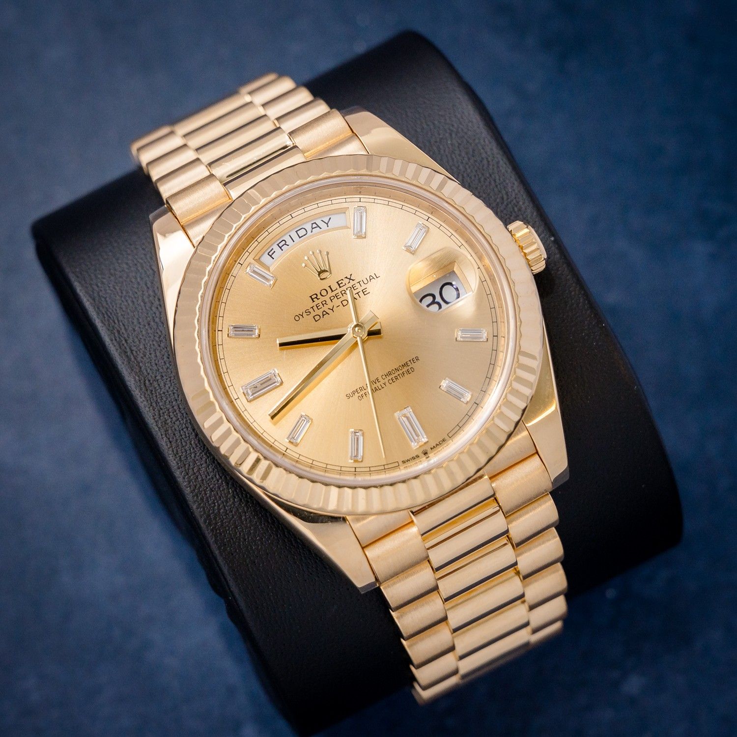 Rolex Day Date 40MM (228238) Yellow Gold Presidential - Champagne Diamond - 2020 Card