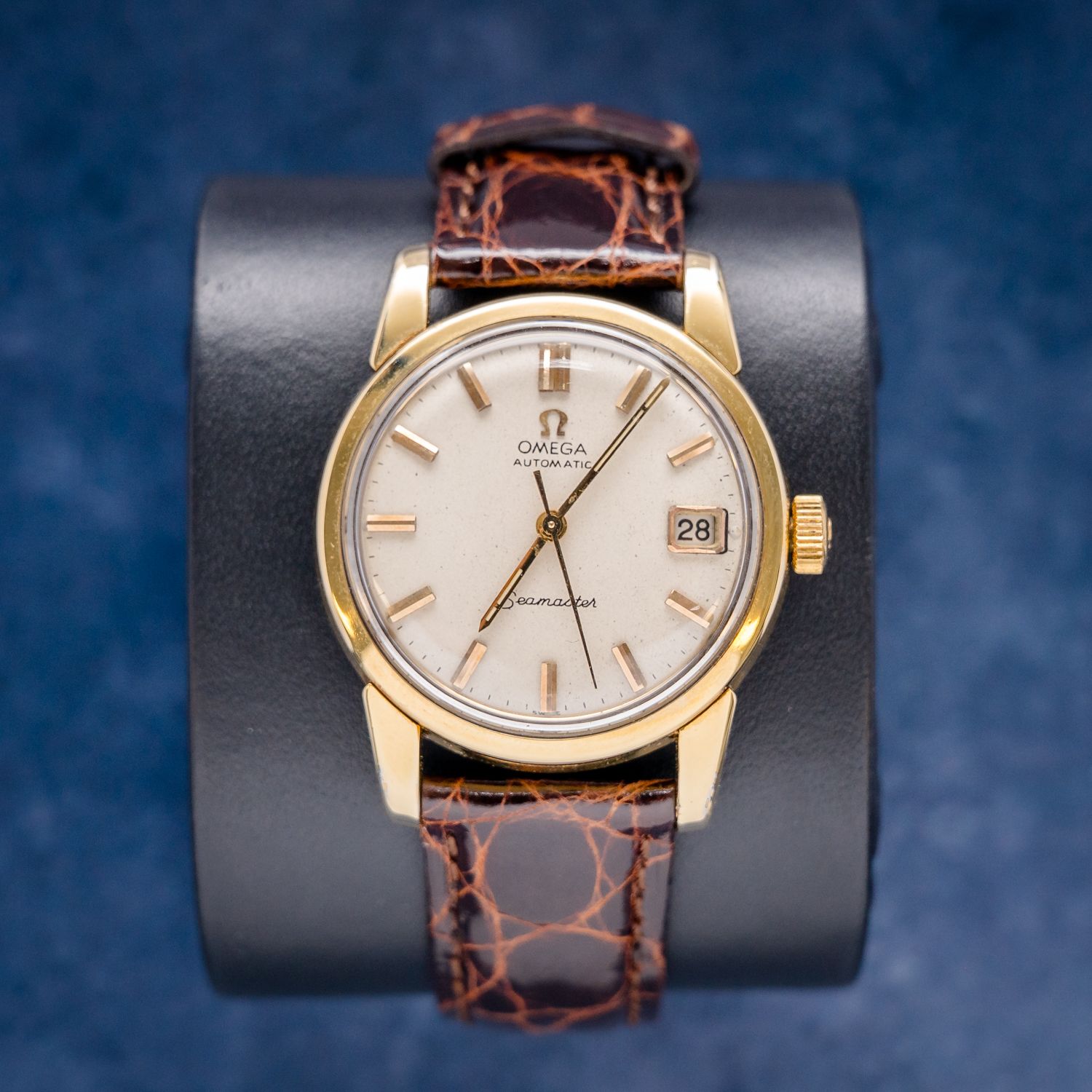 Omega Seamaster Automatic Gold Plated AM Strap & AM Buckle