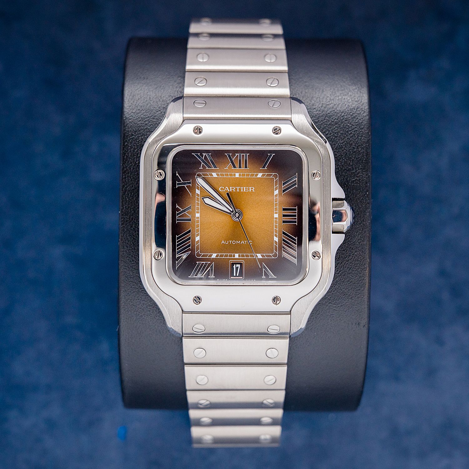 Cartier Santos Large 40MM (WSSA0065) - Steel - Chocolate Gradient Dial - Watch Only