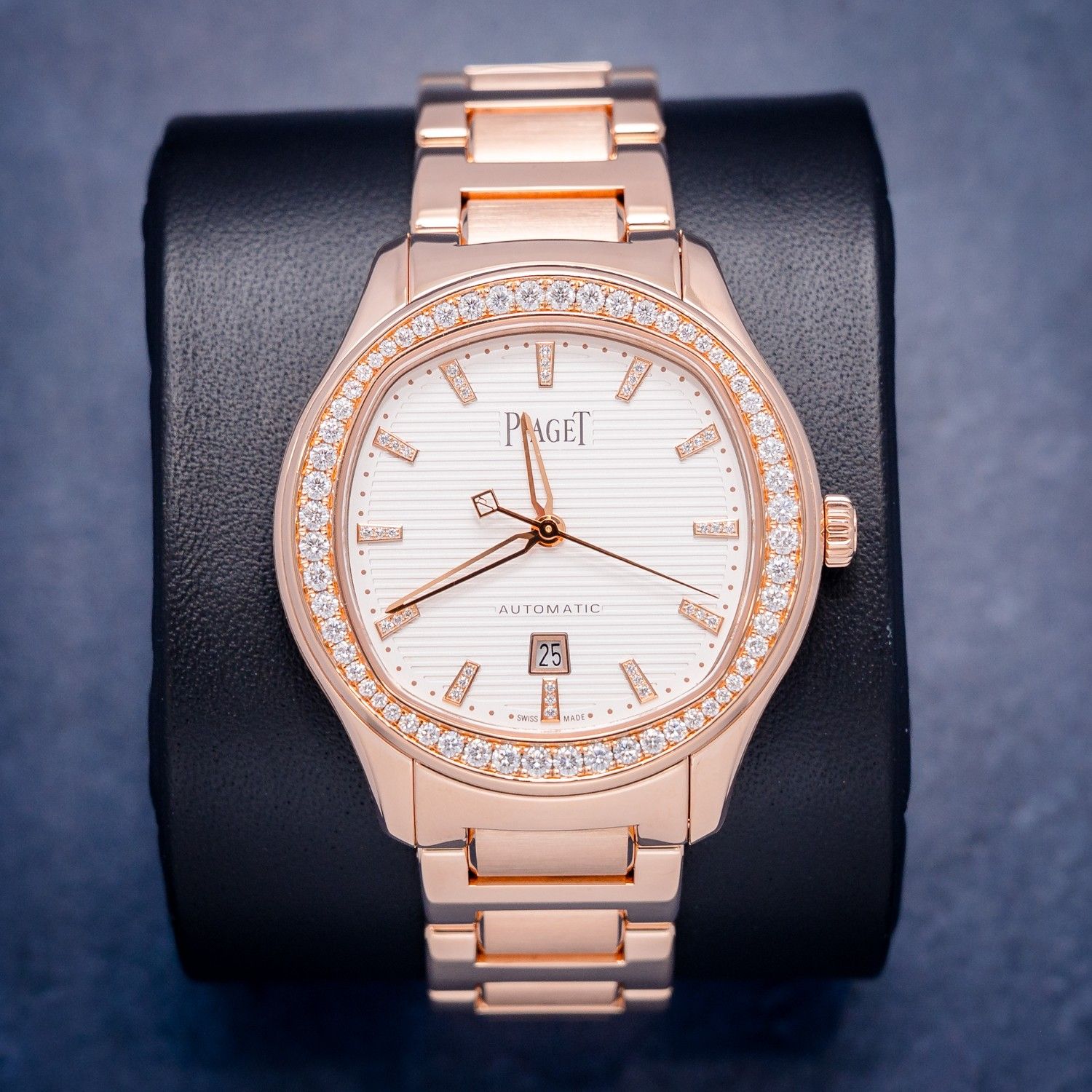 Piaget Polo Date Diamonds Rose Gold White Dial 36MM G0a46020 - [buying Safe IB??]