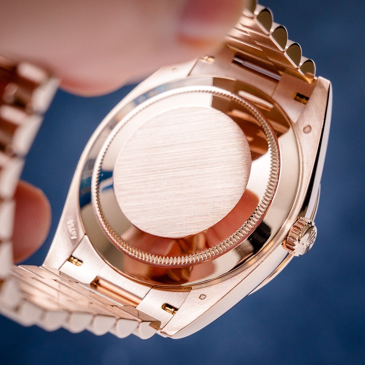 Rolex Day-Date 40MM (228345RBR) Rose Gold - Pave Diamond Dial & Diamond Bezel - Watch & Box