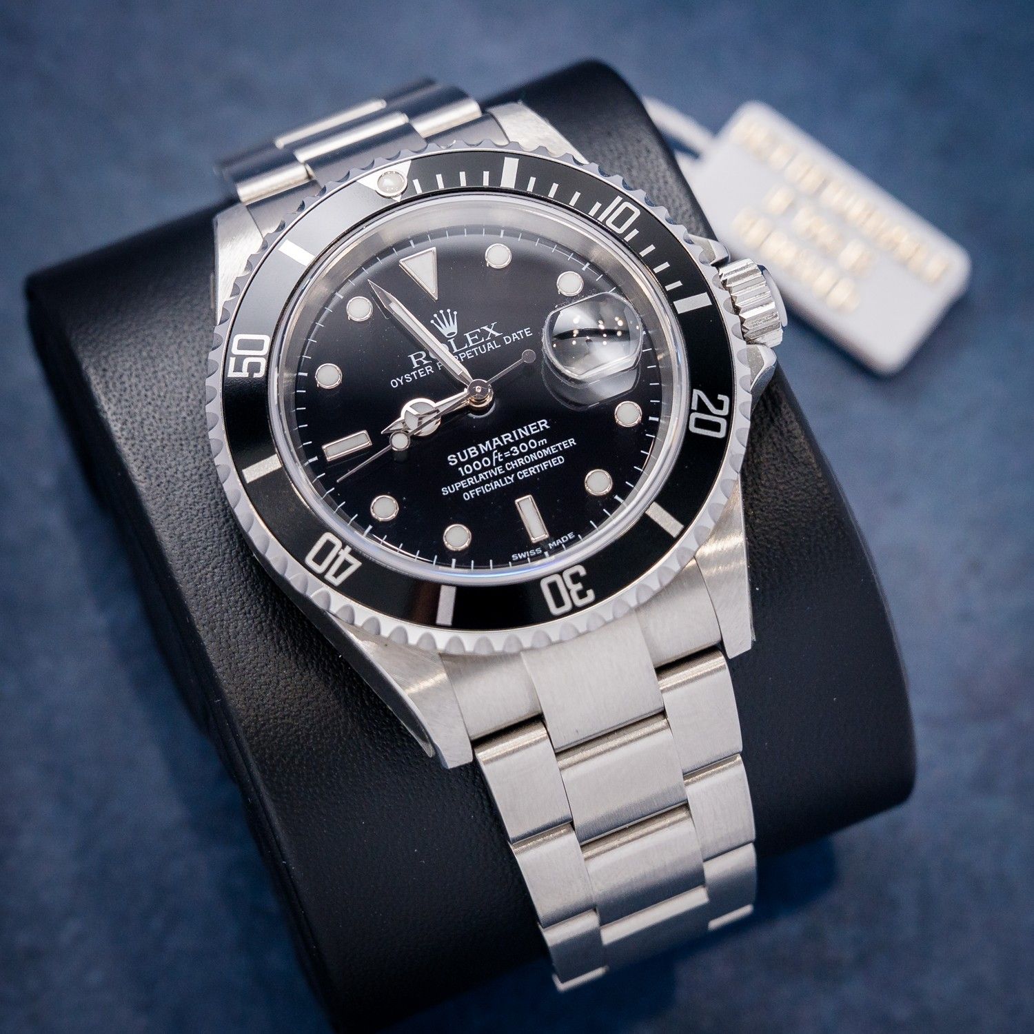 Rolex Submariner Date 40MM (16610) Steel Black Bezel - F Serial 2004 - Watch, Box, Papers