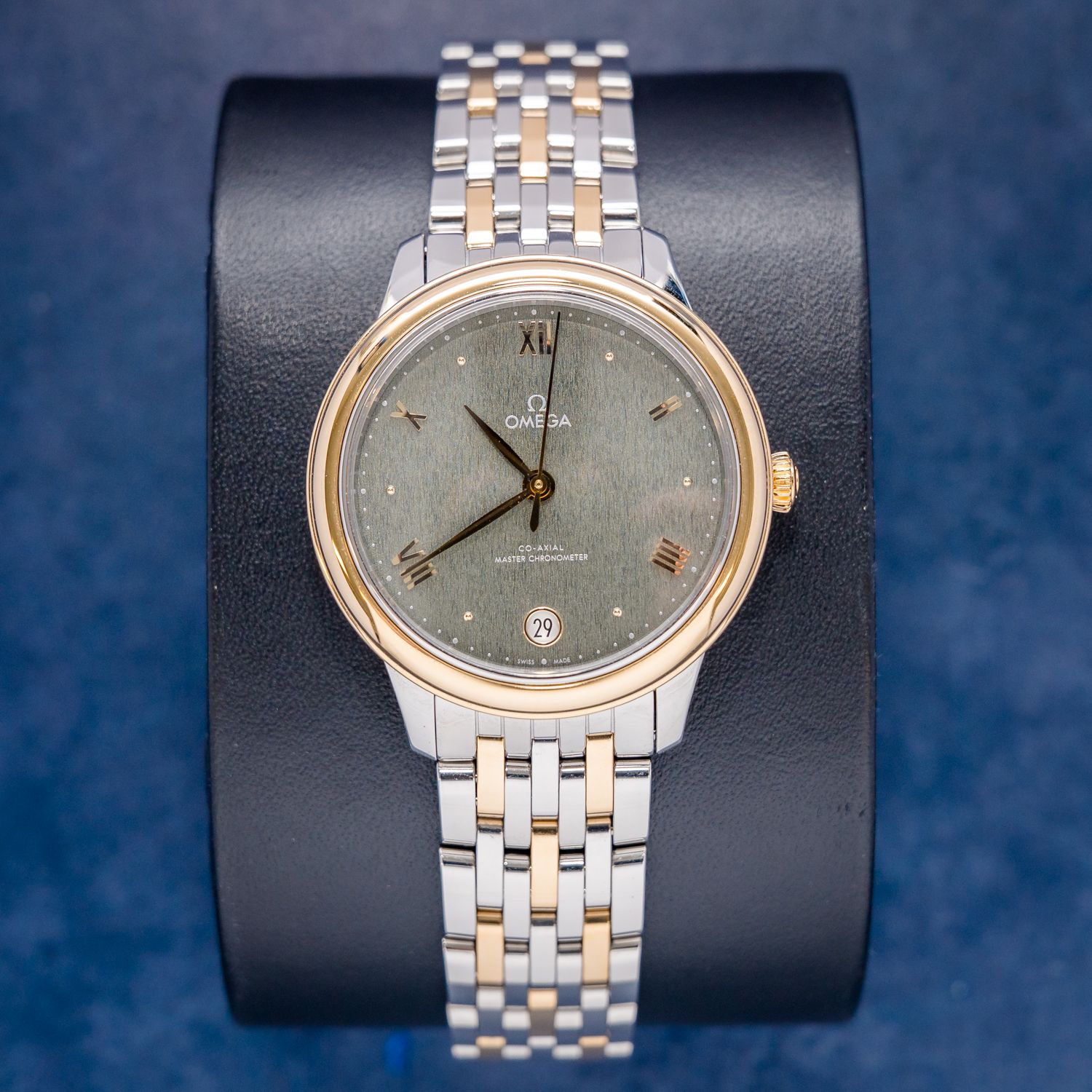 Omega De Ville Prestige 34MM (434.20.34.20.10.001) Steel & Yellow Gold - Unworn Undated Cards & Box