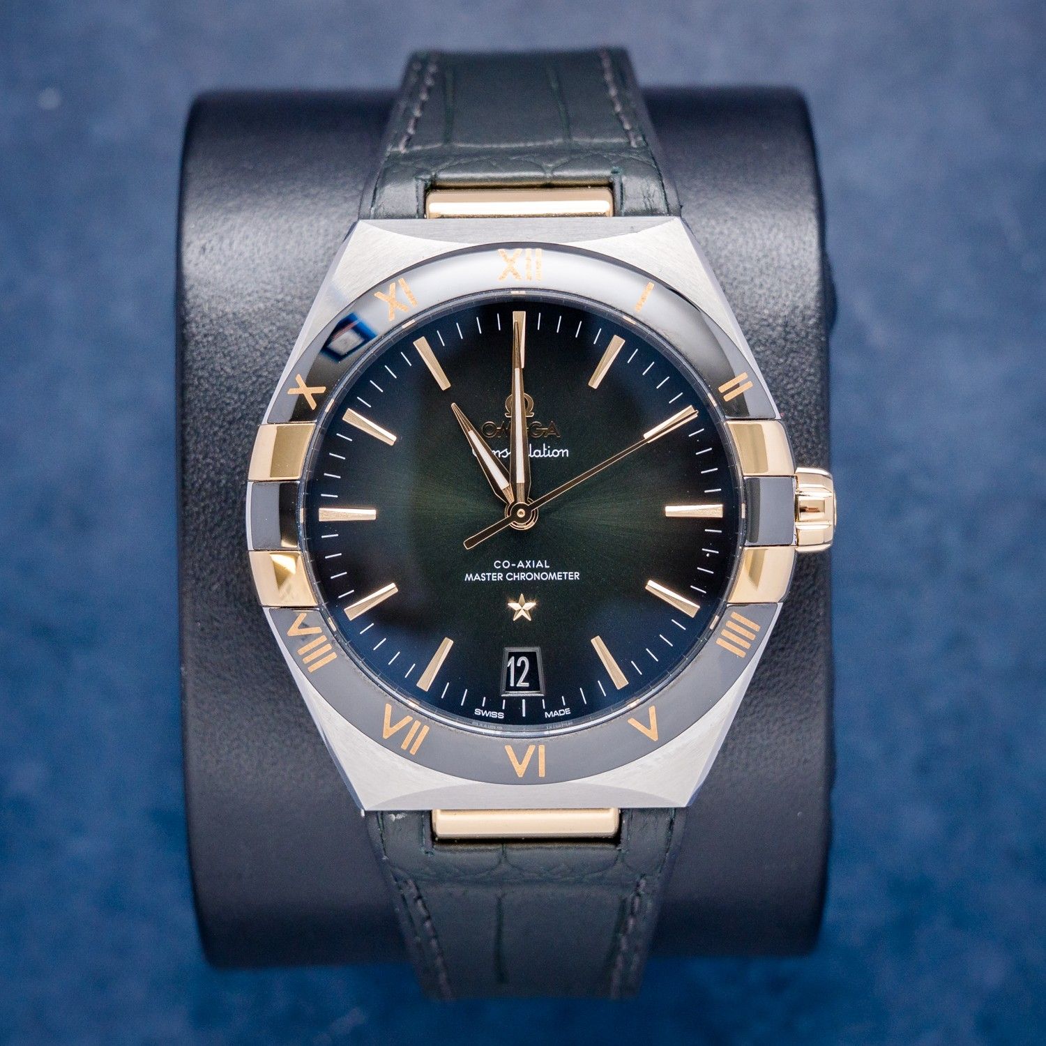 Omega Constellation - (131.23.41.21.10.001) Steel & Yellow Gold - Leather Strap - 2023 Watch, Box, 3 Cards