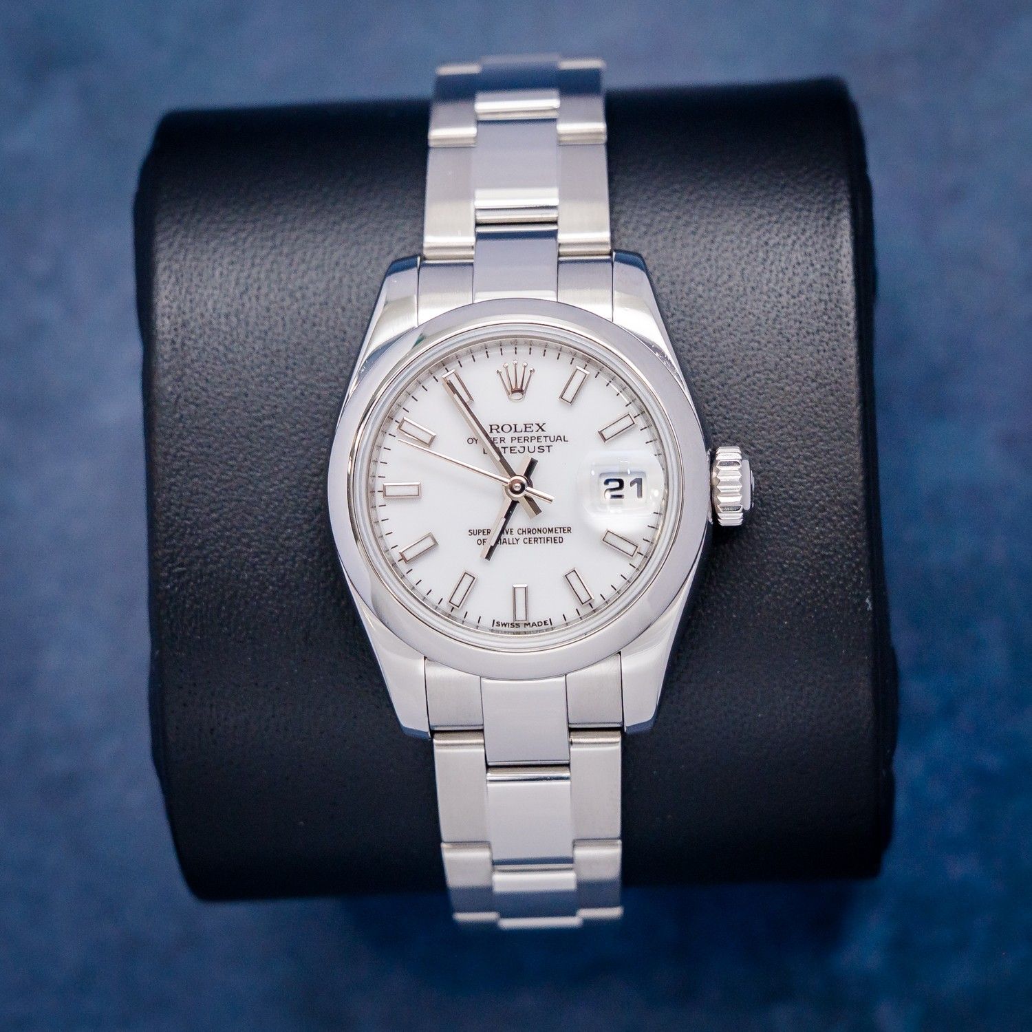 Rolex Datejust 26MM (179160) Steel - Oyster Bracelet - White Index Dial - Watch & Box