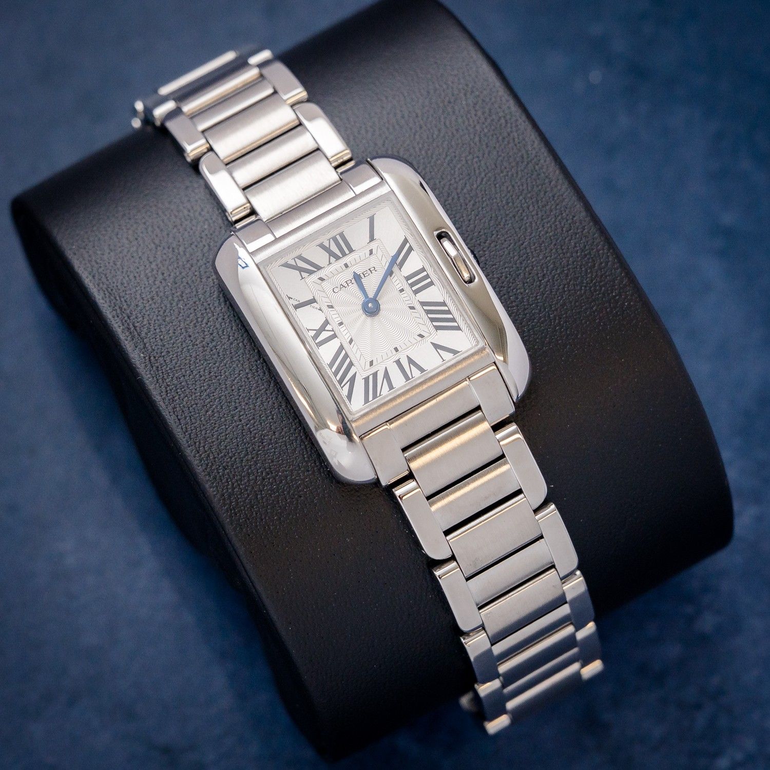 Cartier Tank Anglaise 22MM (3485) Quartz - Steel - Watch & Box