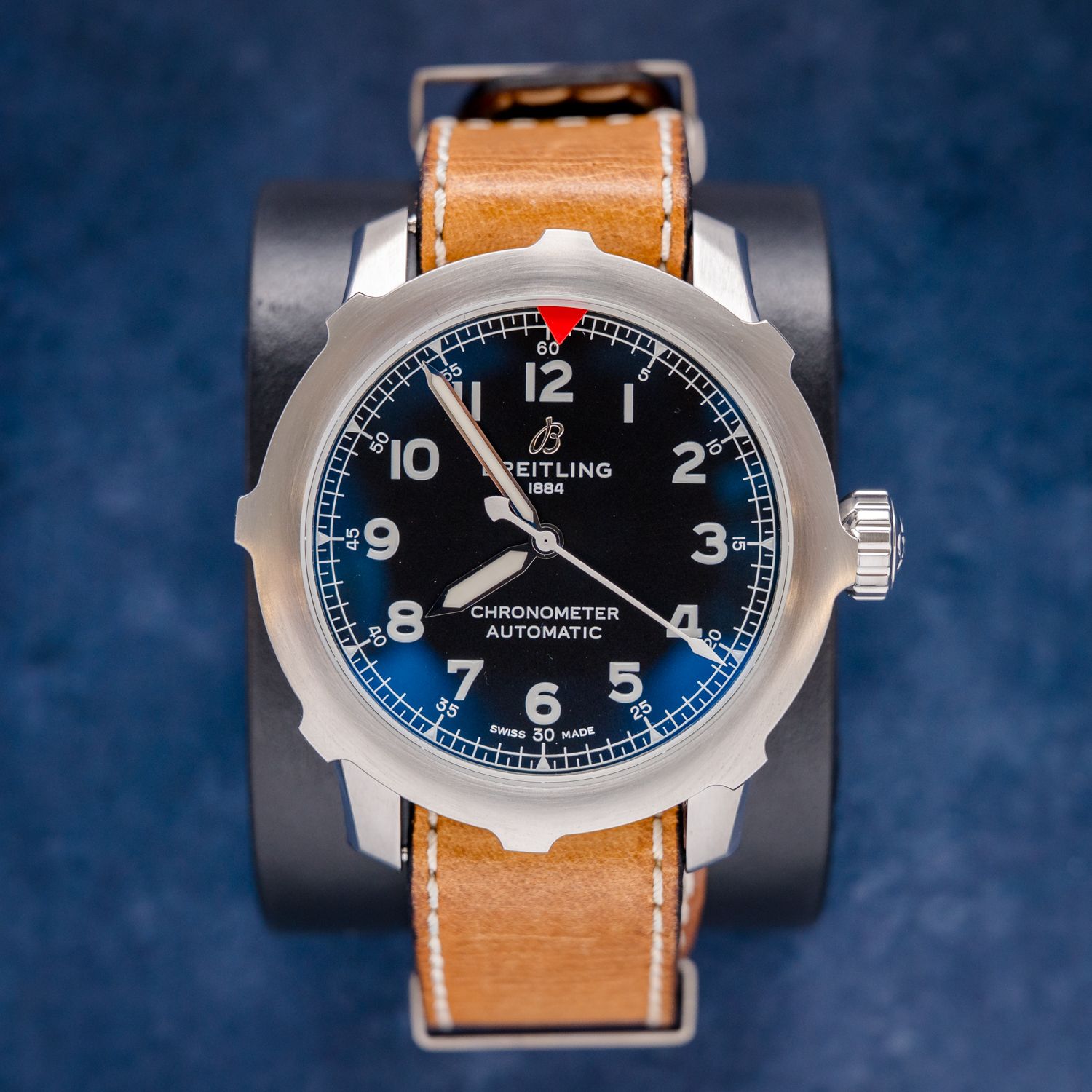 Breitling Aviator "Super 8" B20 46MM (AB2040) Automatic 46 Brown Leather - Watch & Box