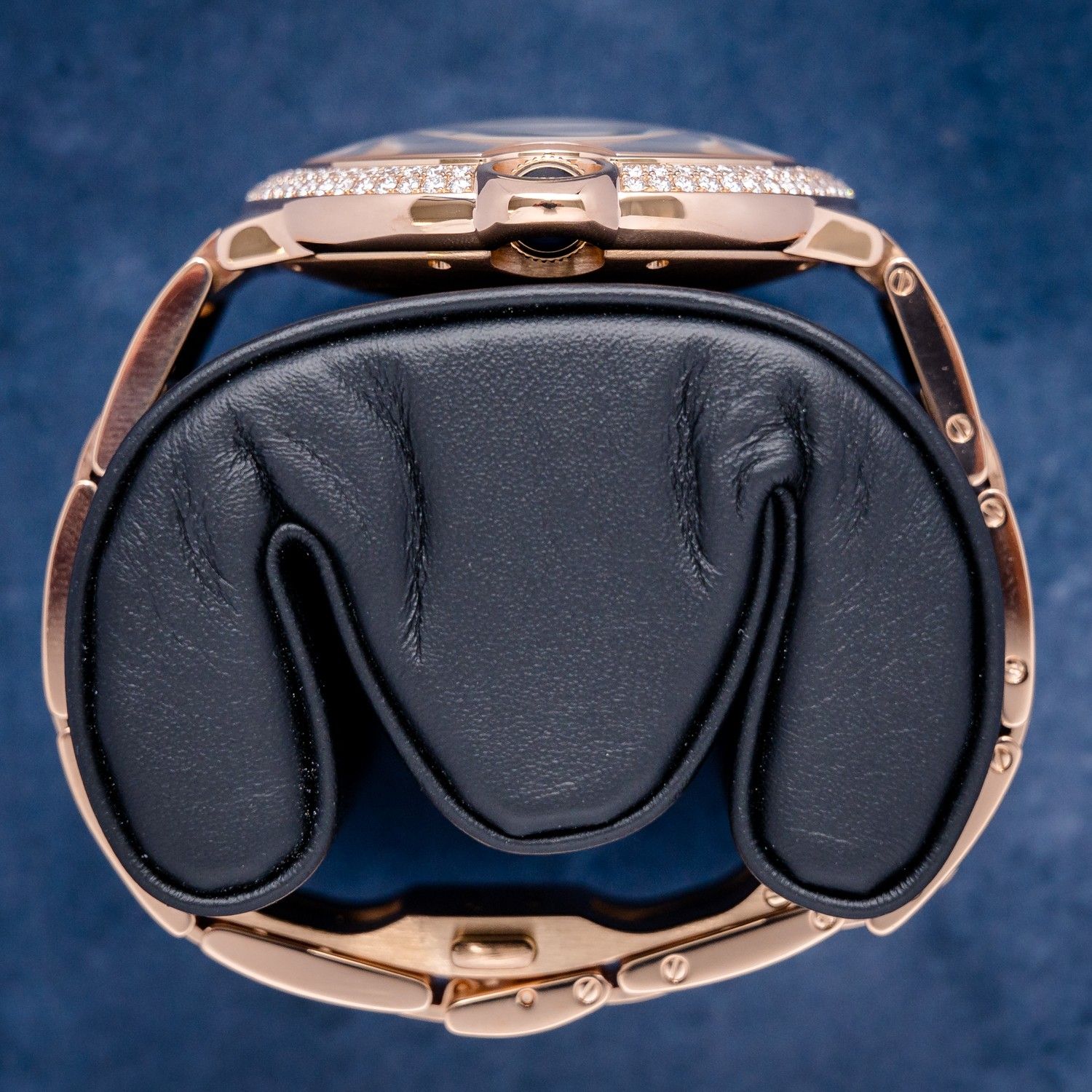 Cartier Ballon Bleu 42MM (WE9008Z3 / 2999) Rose Gold - Two Row Diamonds - Automatic Watch & Box