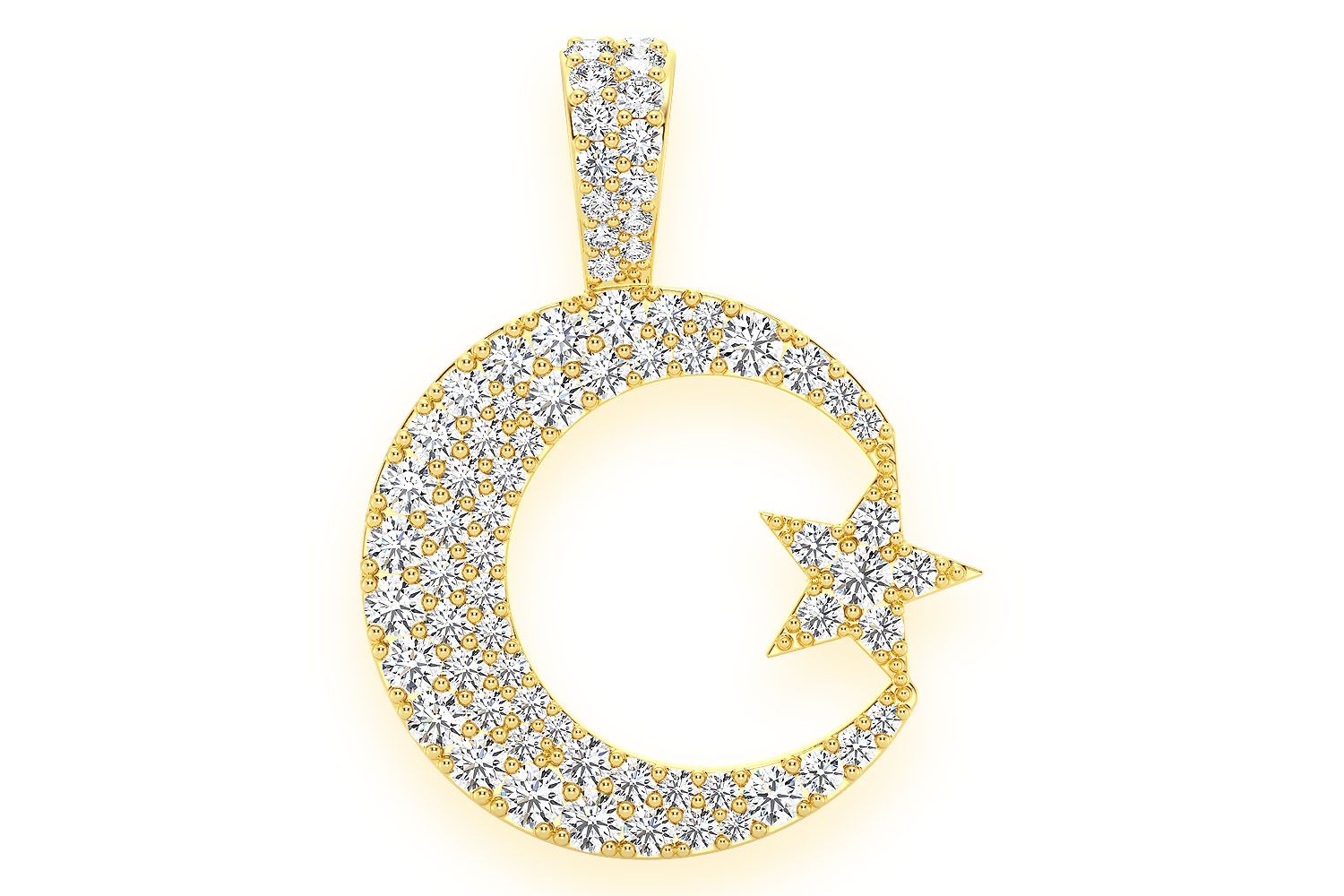 CrescentMoonです Luna pendant - Moon Jewelry - Witchy Crescent Moon Layered