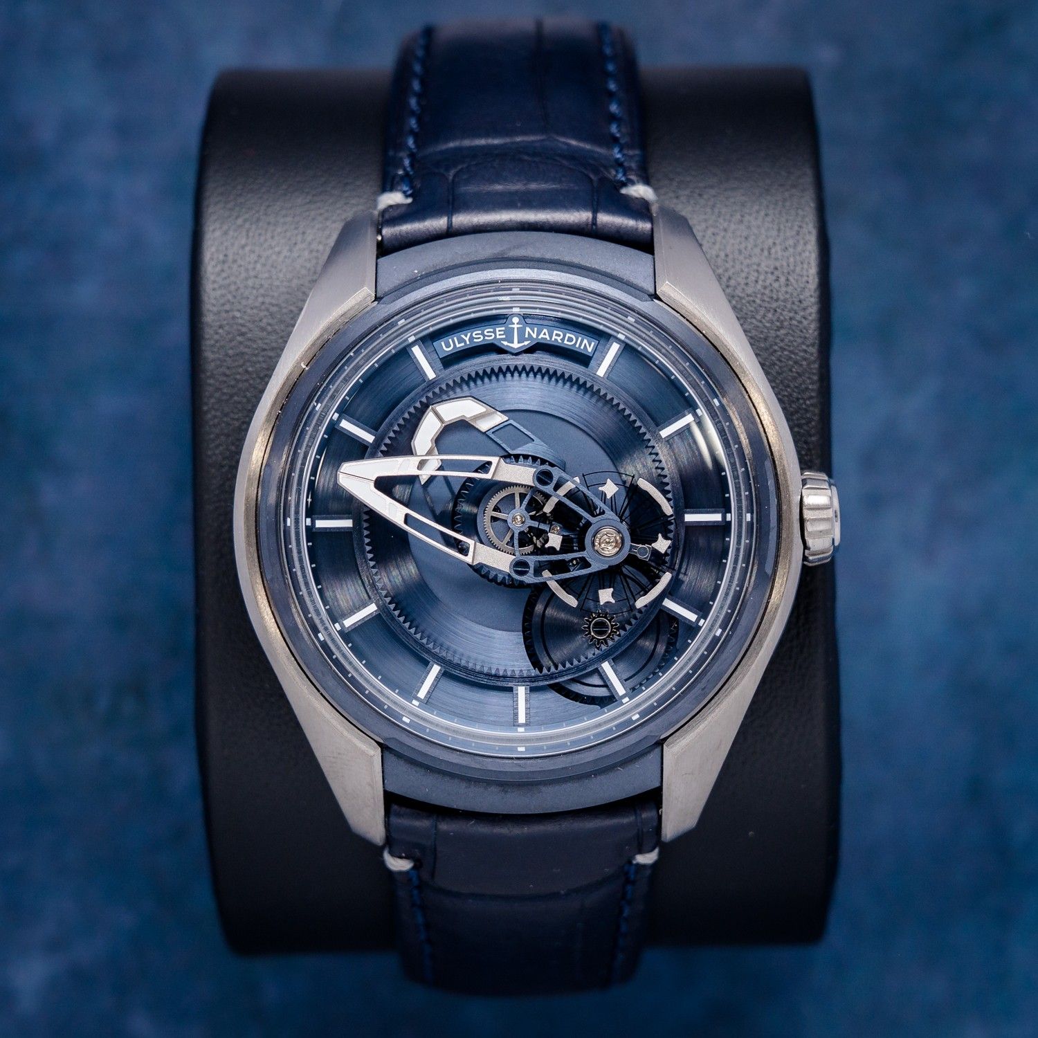 Ulysse Nardin Freak X Blue 43MM (2303-270/03) Blue Leather - Watch Only