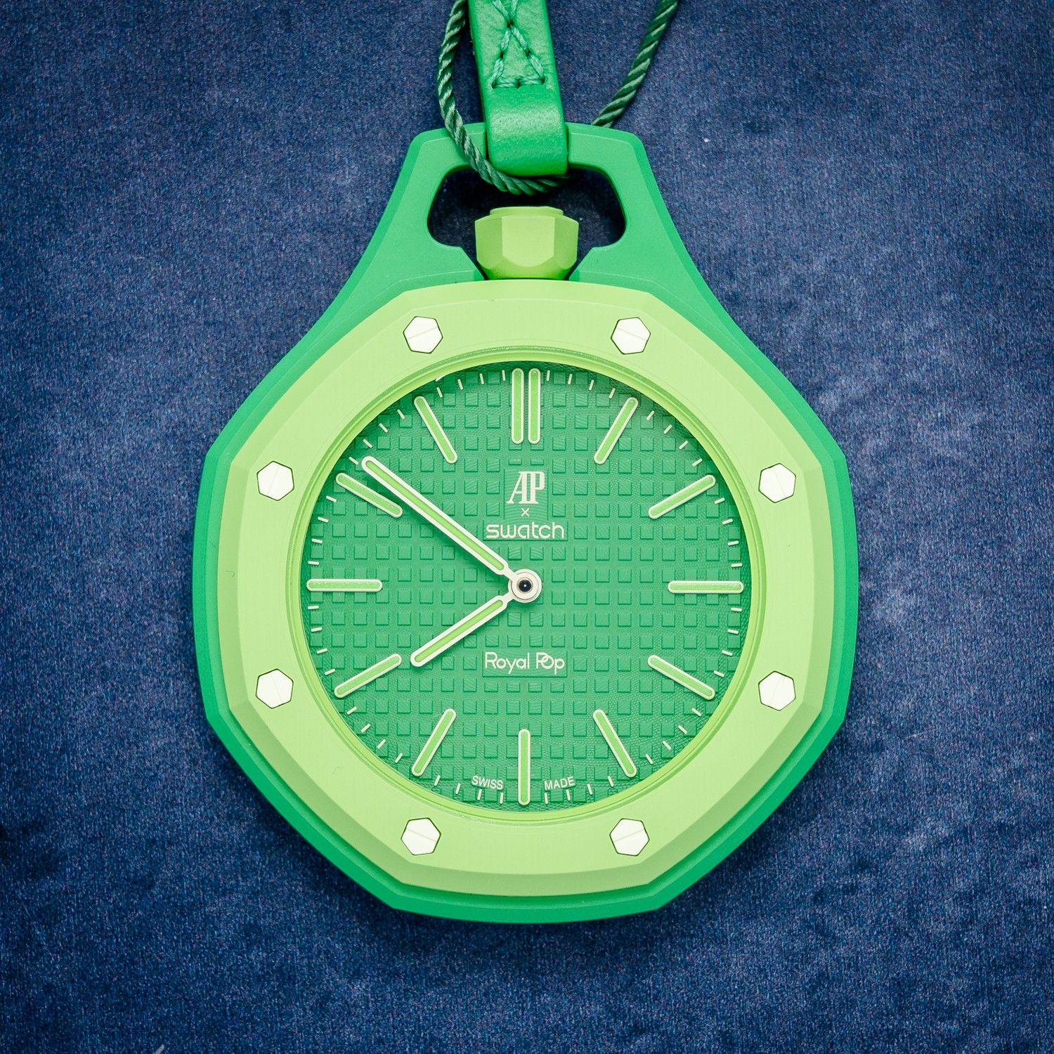 Audemars Piguet X Swatch Pink "Green Eight" (SW1197)