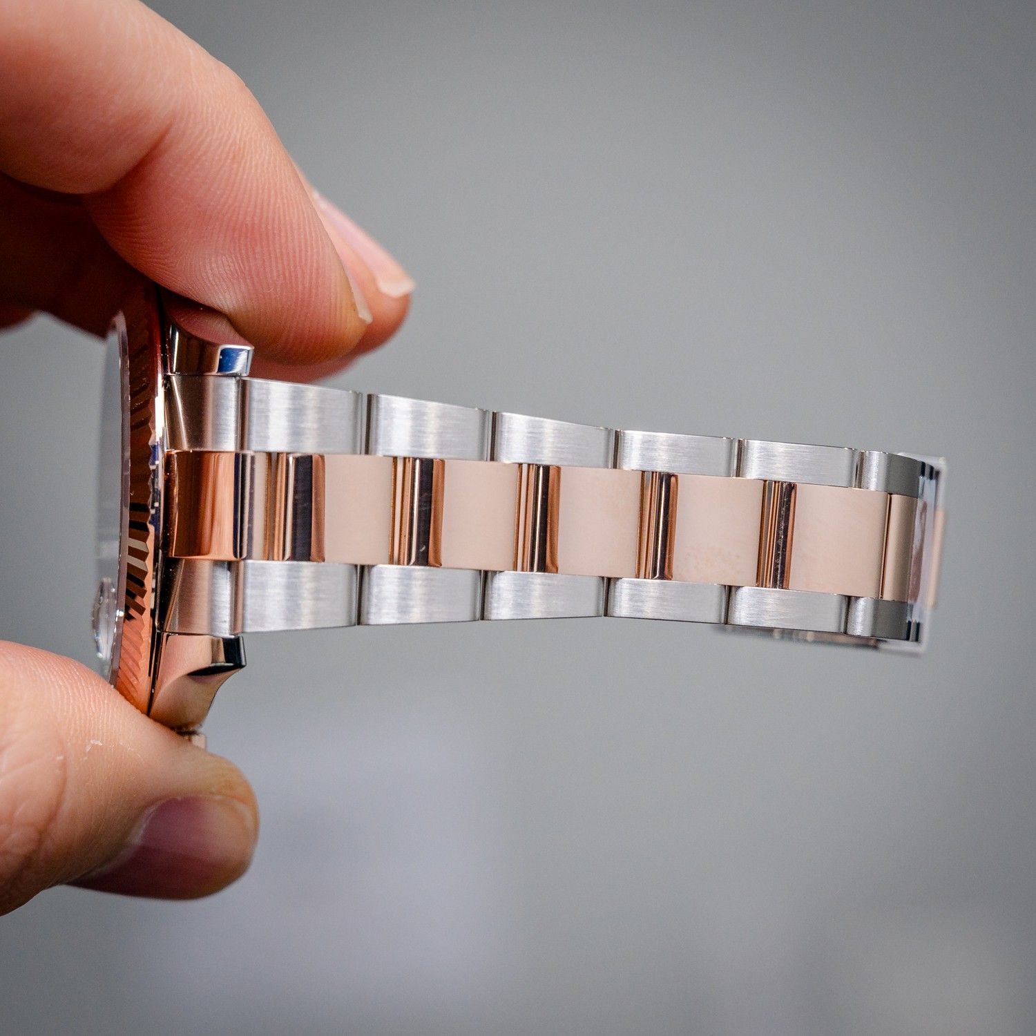 Rolex Datejust 41MM (126331) - Steel & Rose Gold - Oyster Bracelet - Chocolate Index Dial - 2024 Card & Box