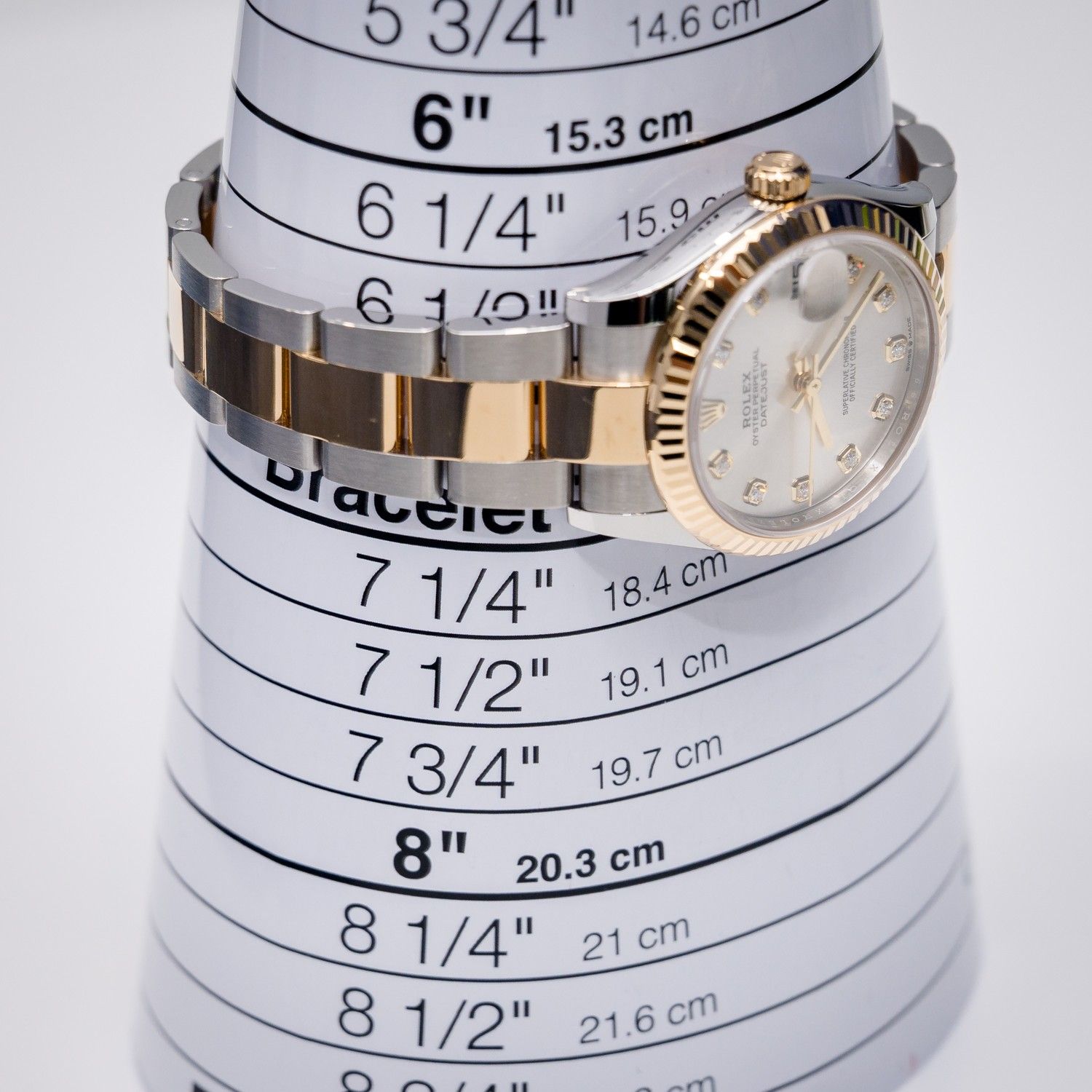 Rolex Datejust 31MM (278273) - Steel & Yellow Gold - Silver Diamond Dial - Oyster Brac - 2020 Card+WT & Box