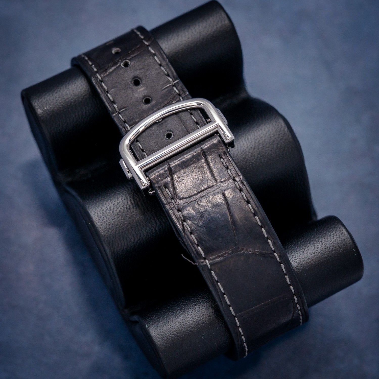 Cartier Santos Large 40MM (WSSA0039) Black Dlc - Black Rubber Strap - Scratches - Watch & Box