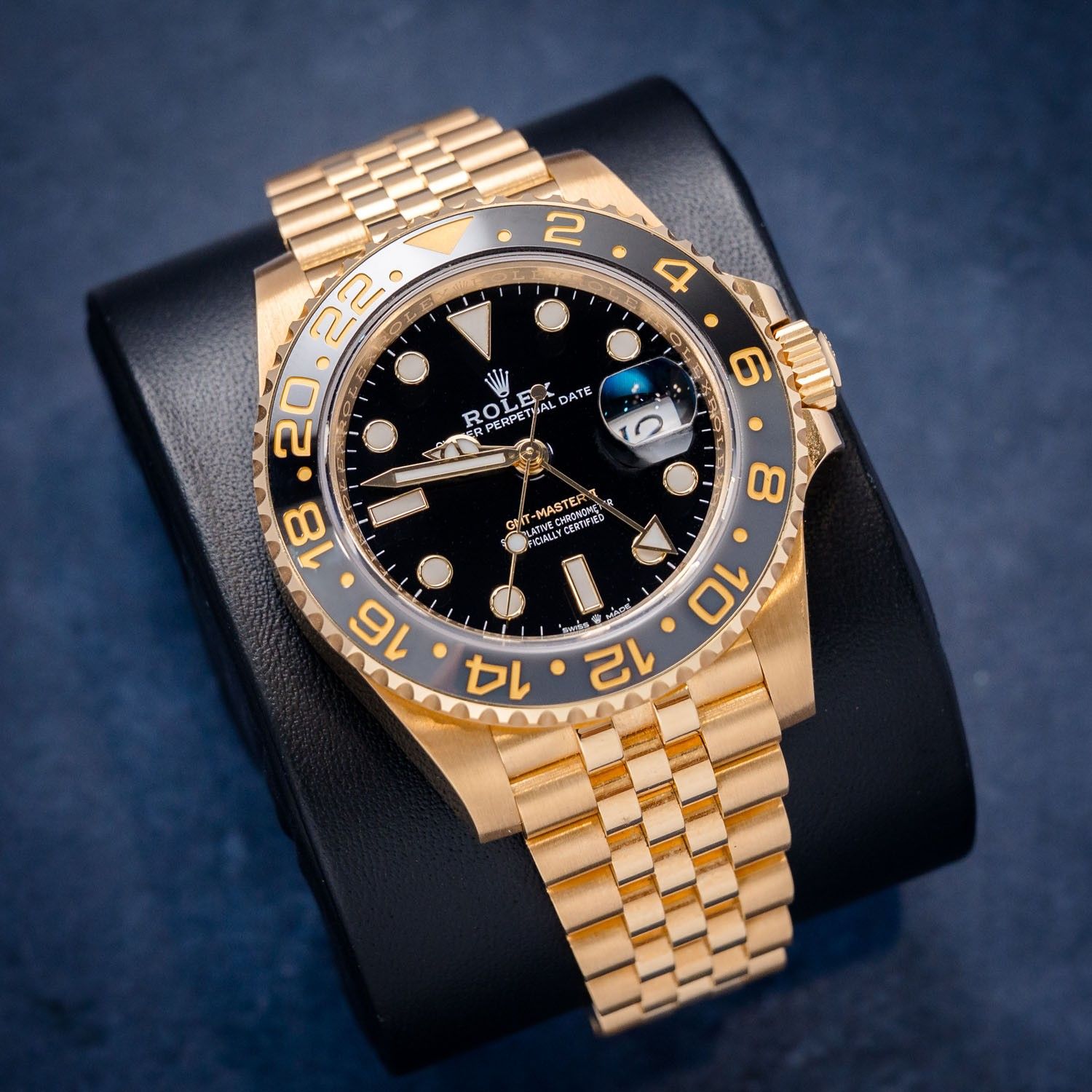 Rolex GMT-Master II - 40MM (126718GRNR) Yellow Gold Jubilee - 2025 Card & Box