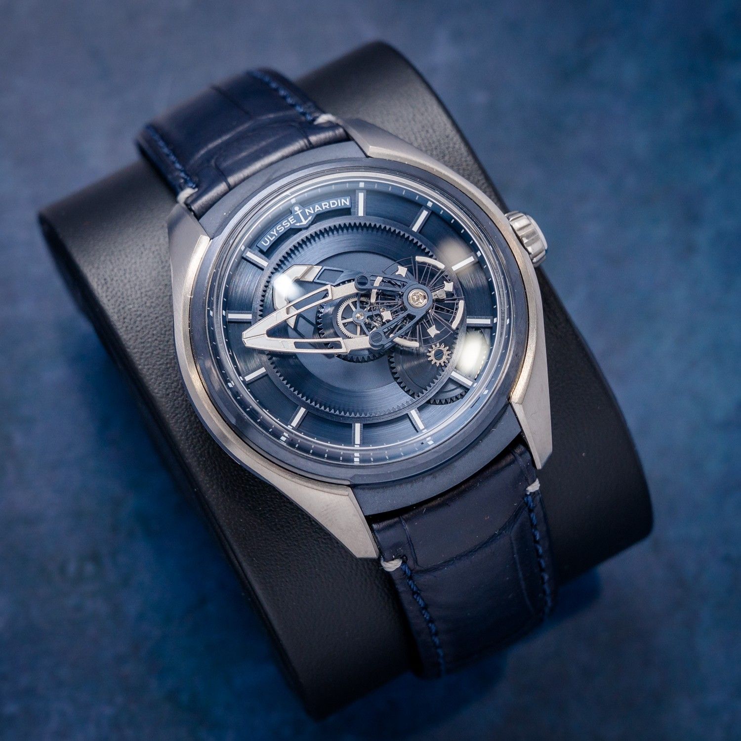 Ulysse Nardin Freak X Blue 43MM (2303-270/03) Blue Leather - Watch Only