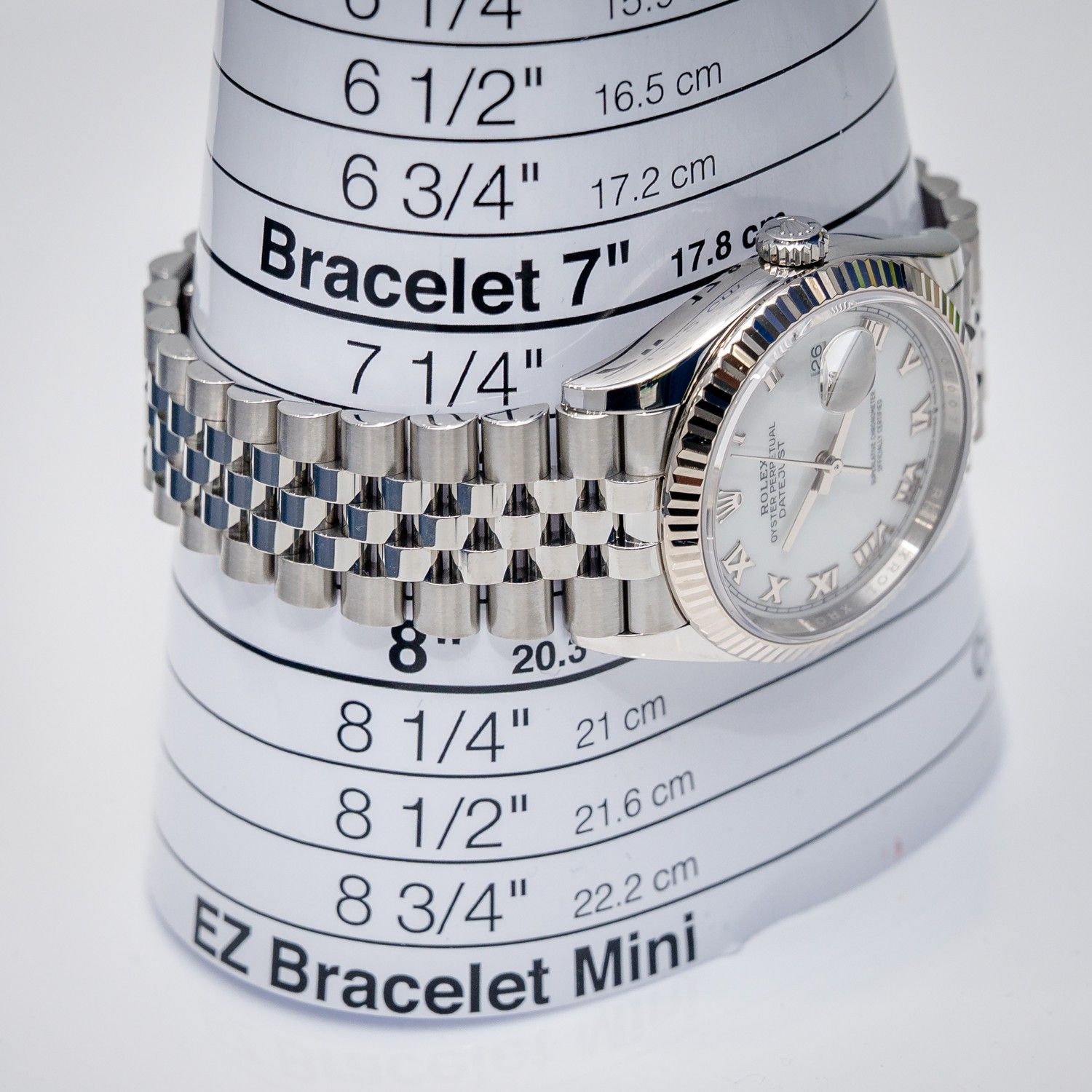 Rolex Datejust 36MM (126234) - Steel & White Gold - White Roman - 2024 Card & Box