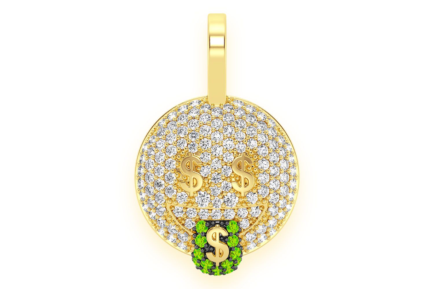 日本未入荷☆KING ICE☆14K Gold Worship Hands Emoji Necklace Praying Hands Emoji Necklace | Emoji Jewelry | King Ice