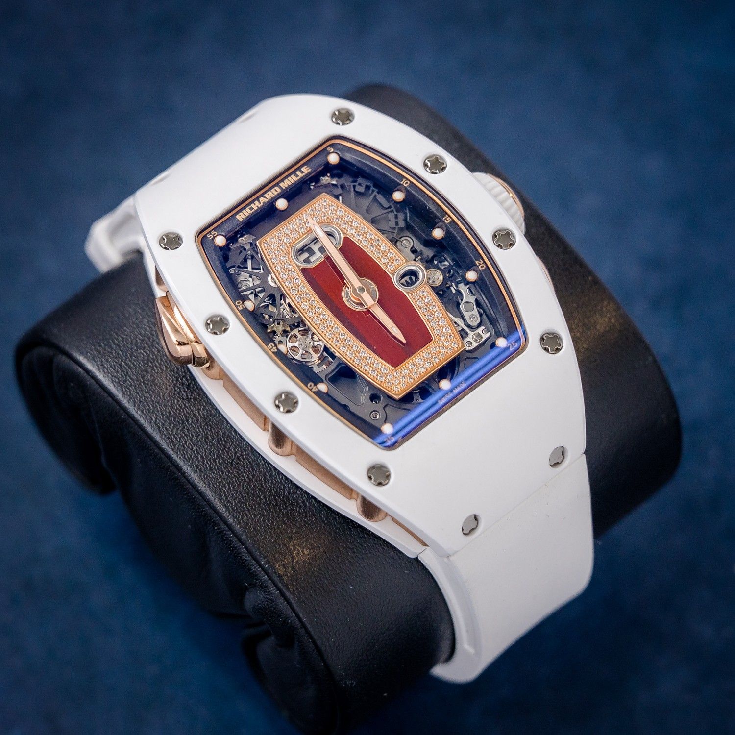 Richard Mille - 34MM (RM037AO RG-ATZ) - White Ceramic "Red Lips" Complete Set 2025